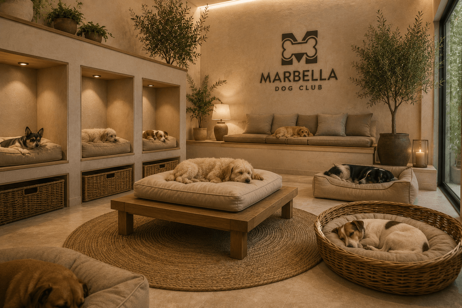 Espacios relax · tumbonas y sombra
